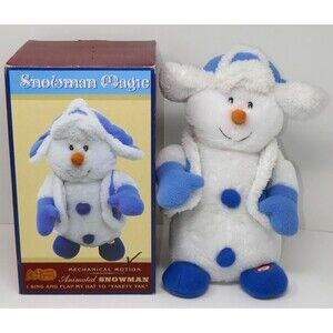 Cracker Barrel  2009 Snowman Magic Animated Snowman in Box